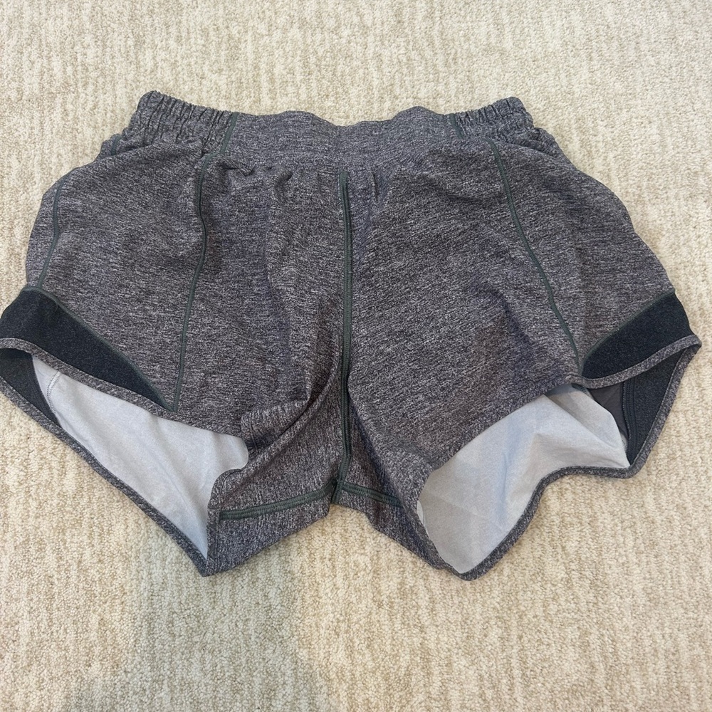 Lululemon Hotty Hot Shorts 4inch Inseam - Gray